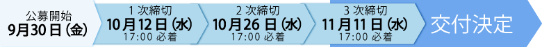 4次公募 スケジュール