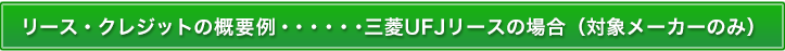 リース・クレジットの概要例