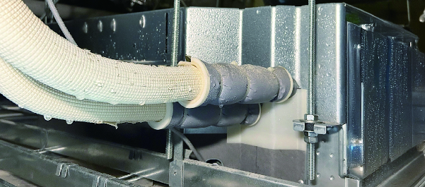 結露している様子