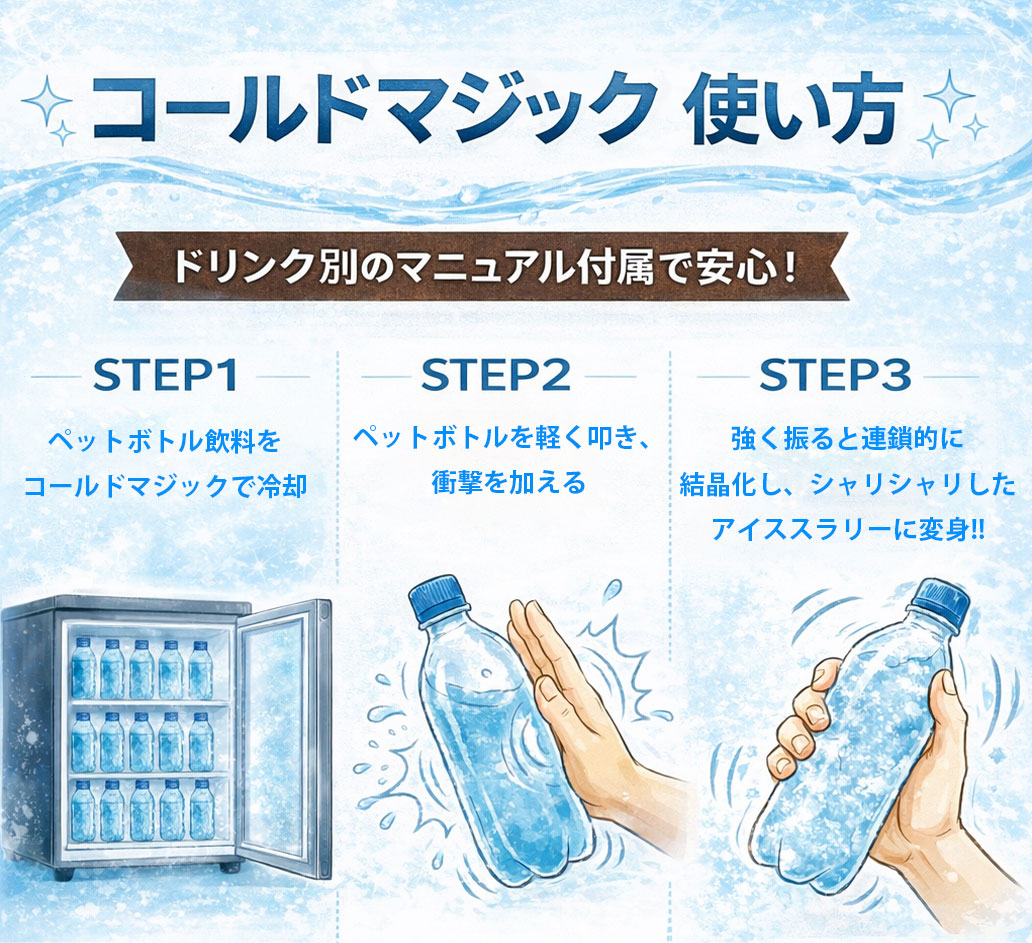 コールドマジック使い方