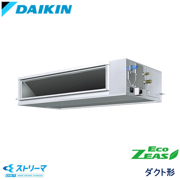 SZRJM160BJ ダイキン ECO ZEAS ストリーマ除菌シリーズ 業務用エアコン 天井埋込ダクト形 シングル 6馬力 三相200V ワイヤードリモコン -